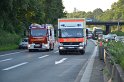 Einsatz BF Koeln Klimaanlage Reisebus defekt A 3 Rich Koeln hoehe Leverkusen P073